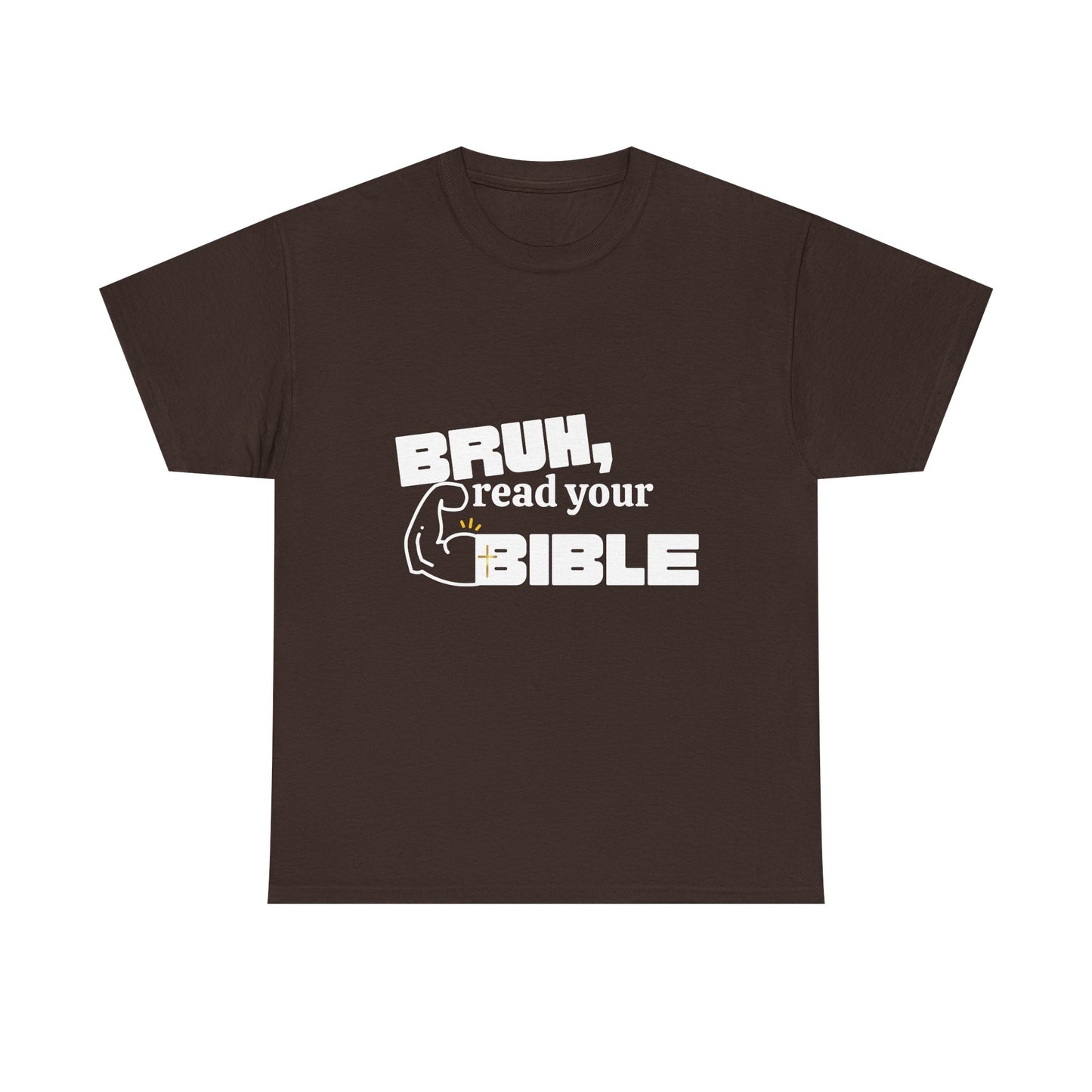 Bruh, Read Your Bible - Funny Bible Quote T-Shirt, Christian Gift, Men's Tee, Casual Wear, Church Shirt, Humor Apparel