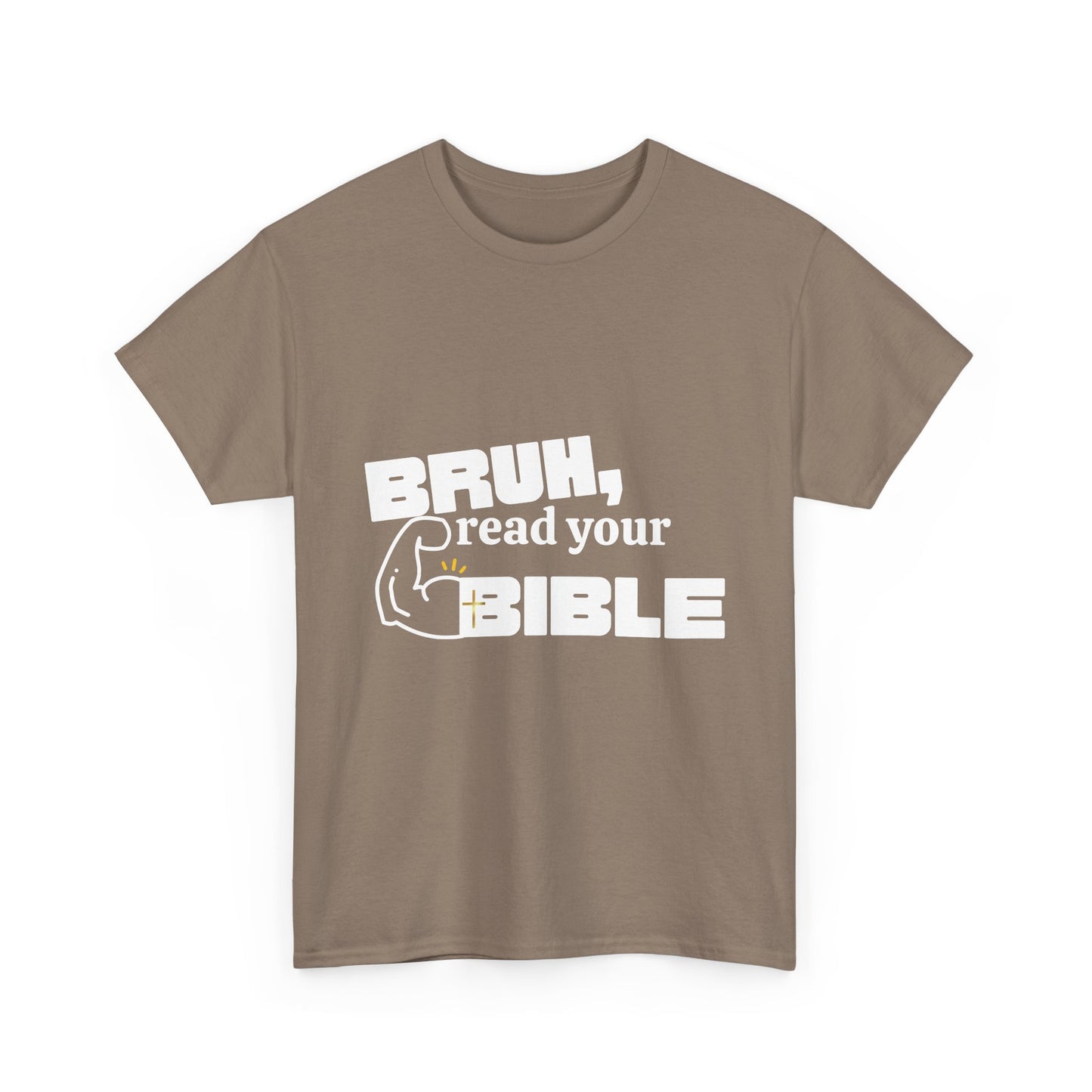Bruh, Read Your Bible - Funny Bible Quote T-Shirt, Christian Gift, Men's Tee, Casual Wear, Church Shirt, Humor Apparel