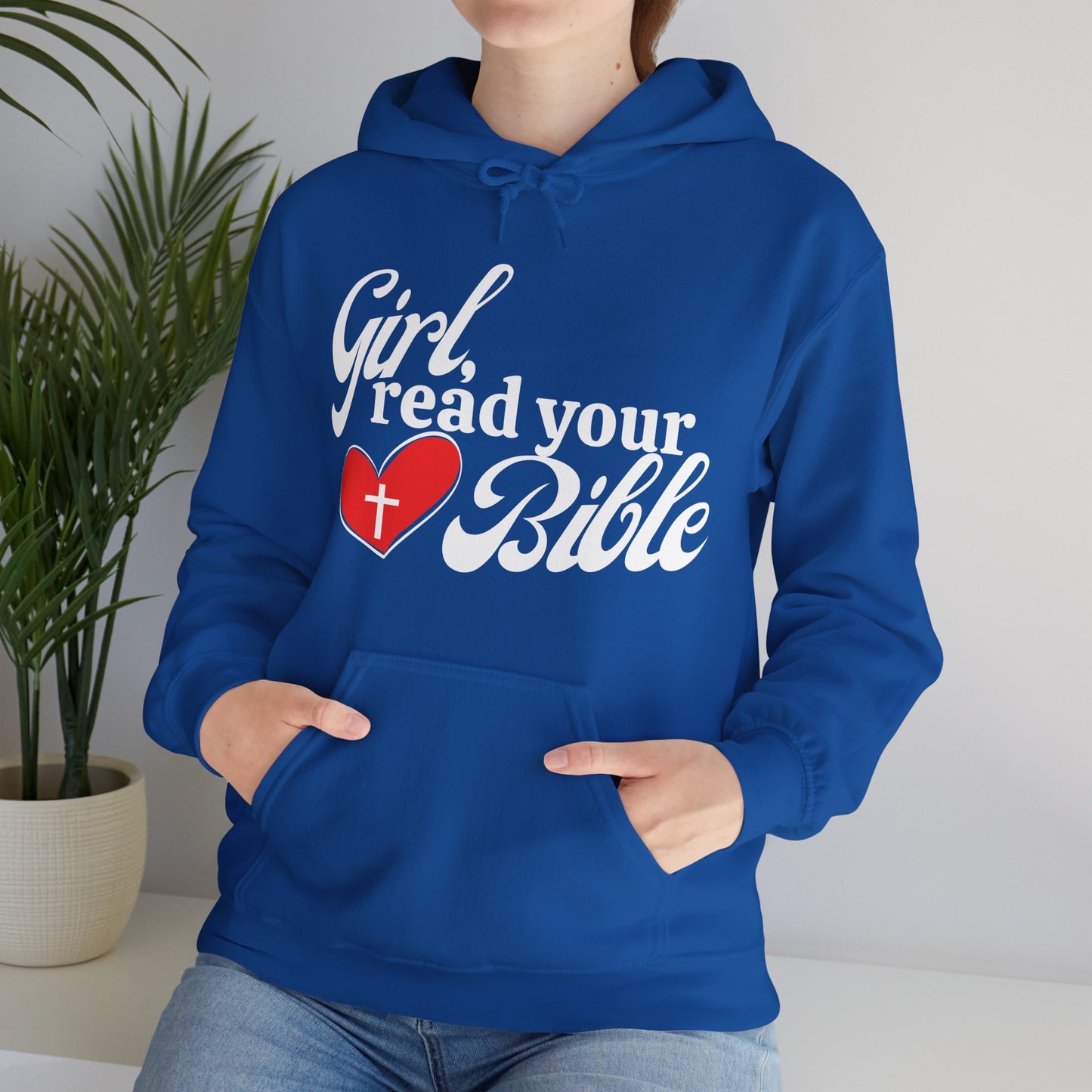 Christian Inspiration Hoodie for Girls, Bible Verse Sweatshirt, Faith-Based Gift, Cozy Religious Apparel, Winter Wear, Church Event