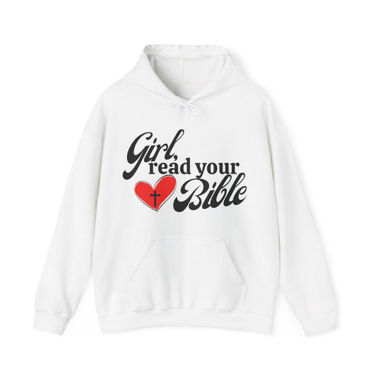 Christian Inspiration Hoodie for Girls, Bible Verse Sweatshirt, Faith-Based Gift, Cozy Religious Apparel, Winter Wear, Church Event