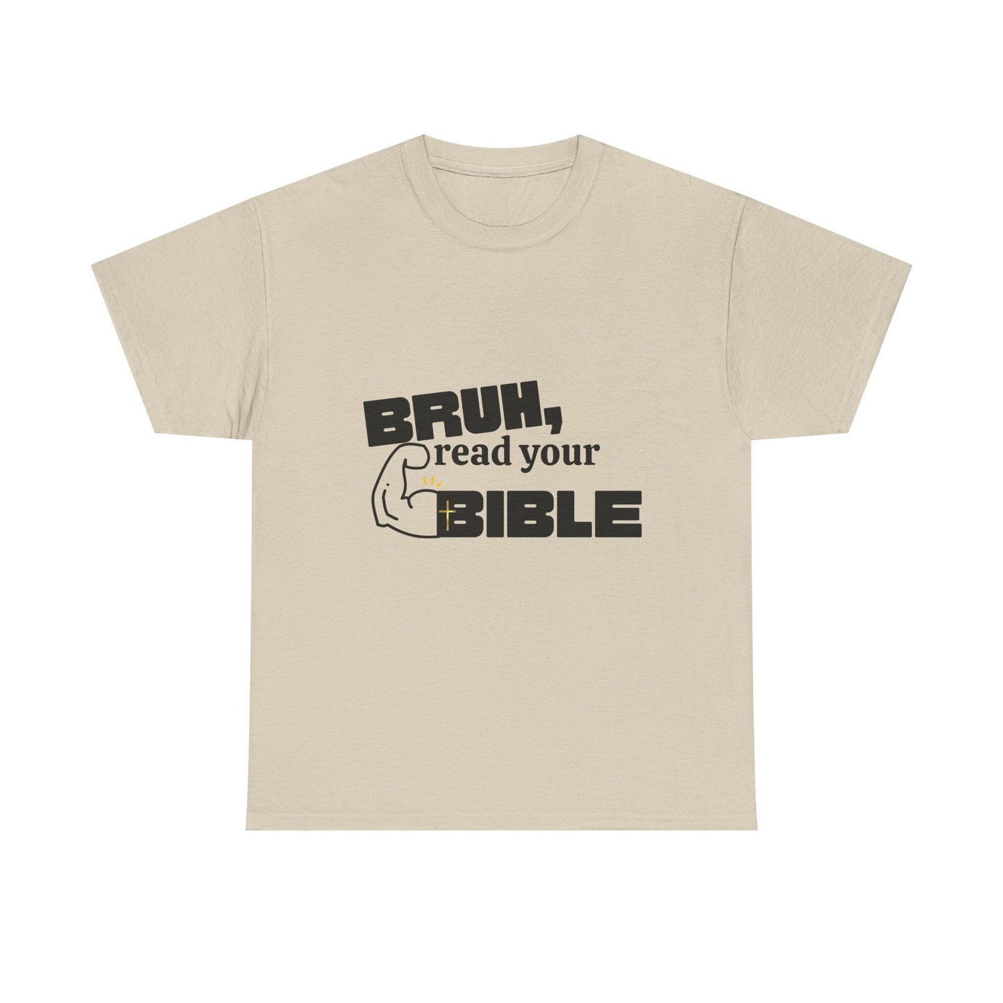 Bruh, Read Your Bible - Funny Bible Quote T-Shirt, Christian Gift, Men's Tee, Casual Wear, Church Shirt, Humor Apparel