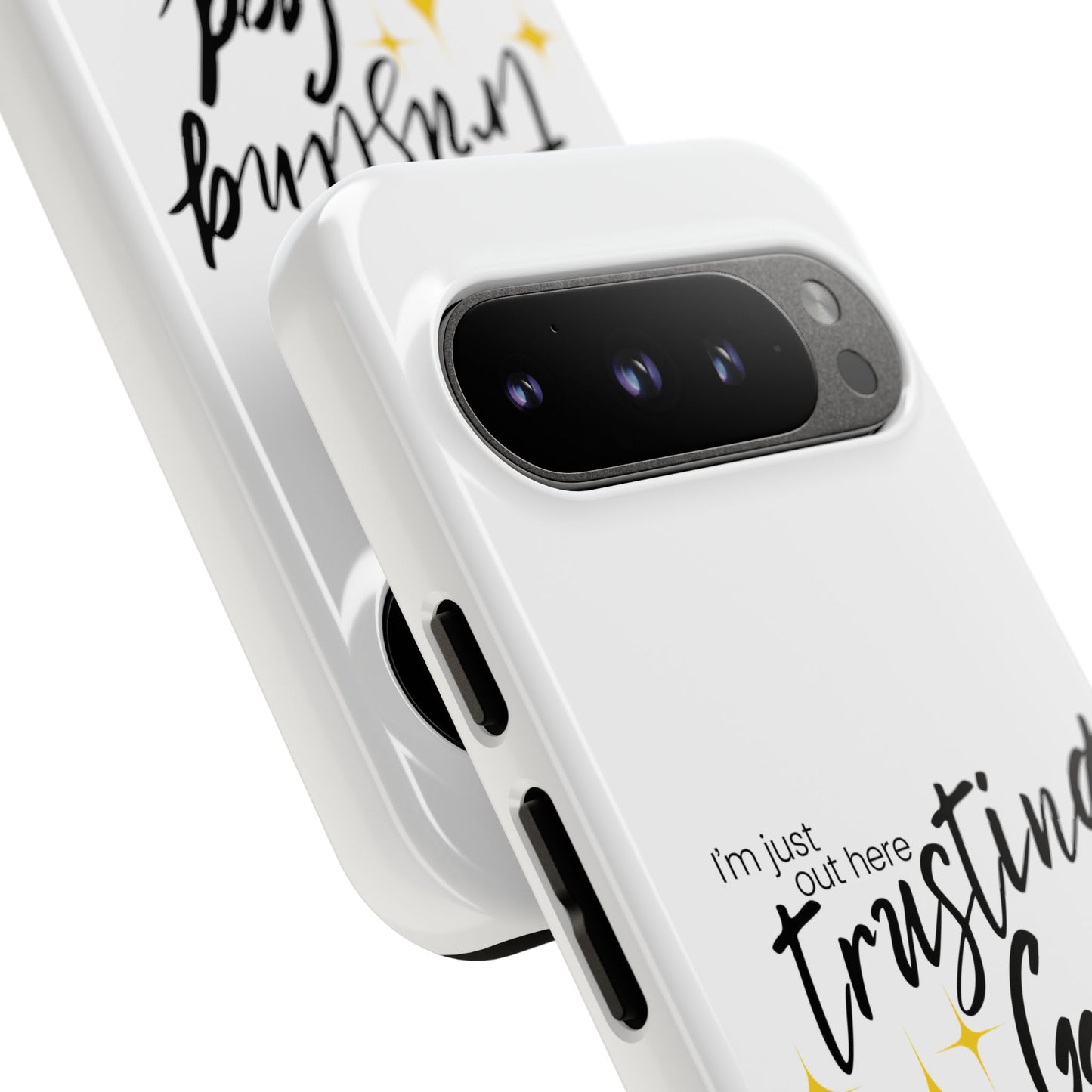 I'm Just Out Here Trusting God - Phone Case
