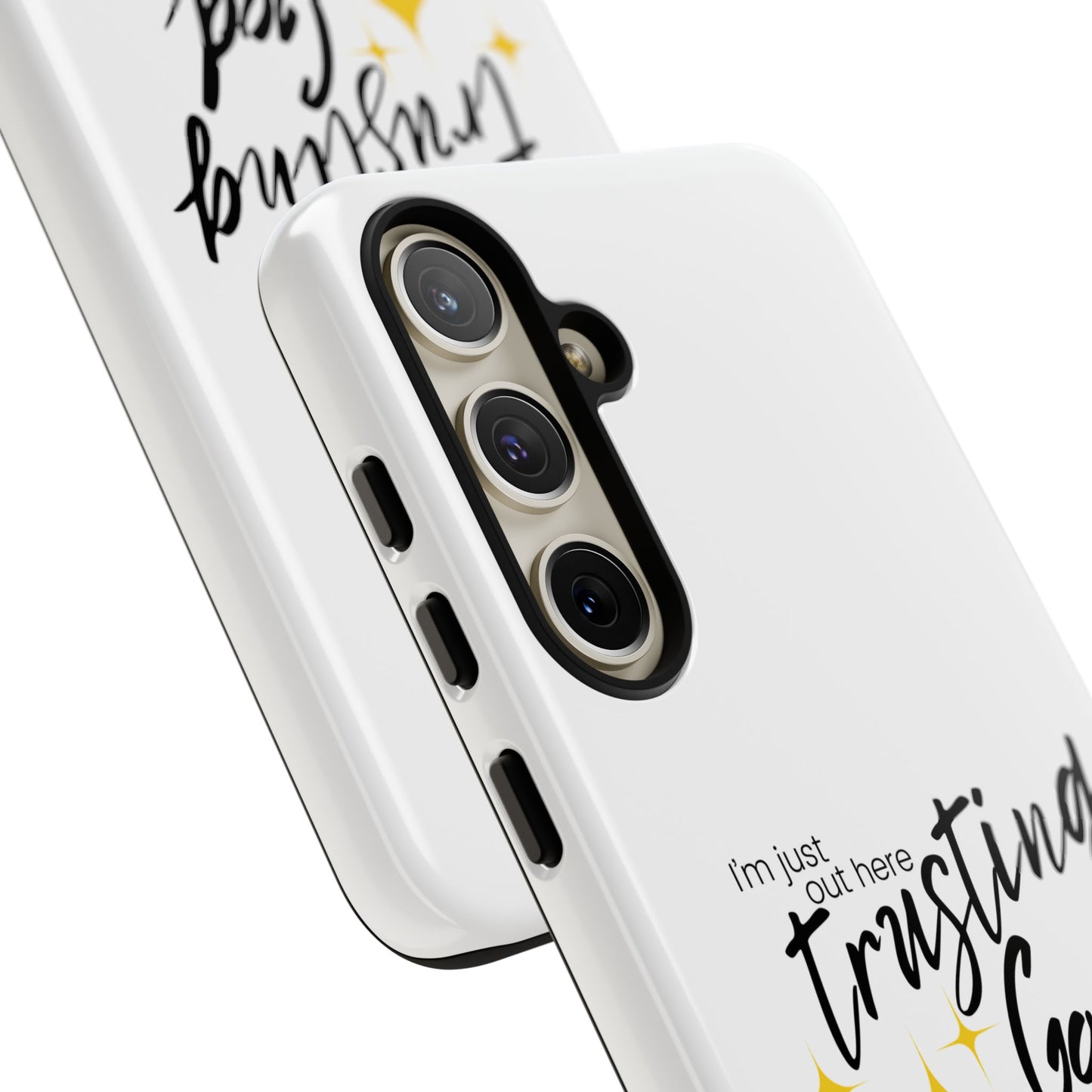 I'm Just Out Here Trusting God - Phone Case