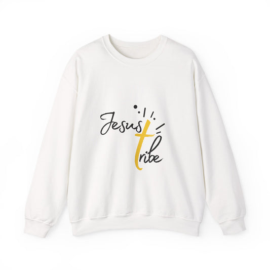 Jesus Tribe - Faith-Inspired Crewneck Sweatshirt - Jesus Tribe Apparel, Christian Gifts, Comfortable Everyday Wear, Inspirational Fashion, Cozy Casuals
