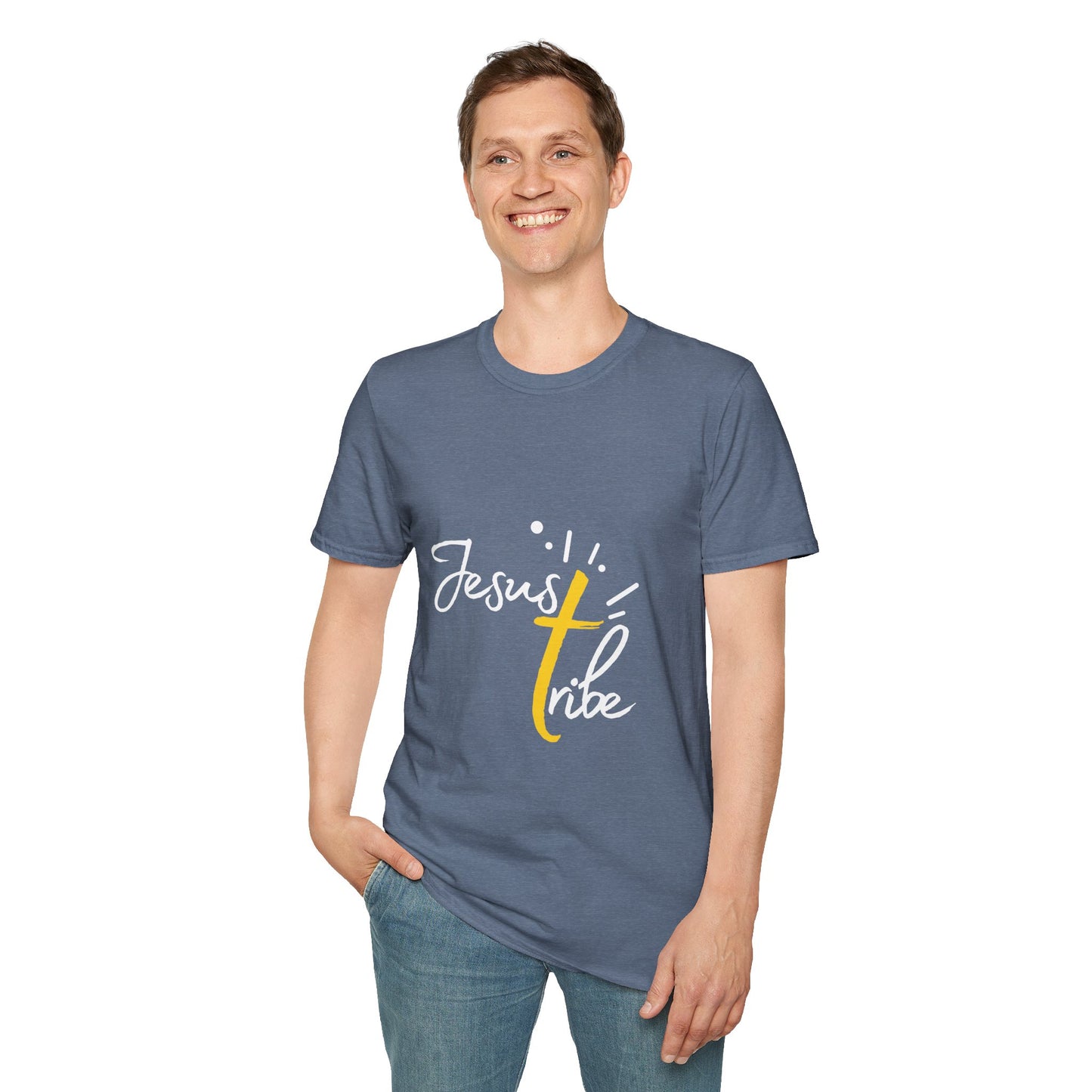 Faith-Inspired Unisex T-Shirt | Jesus Tribe Design | Casual Wear, Christian Gift, Spiritual Clothing, Everyday Tee, Church Events