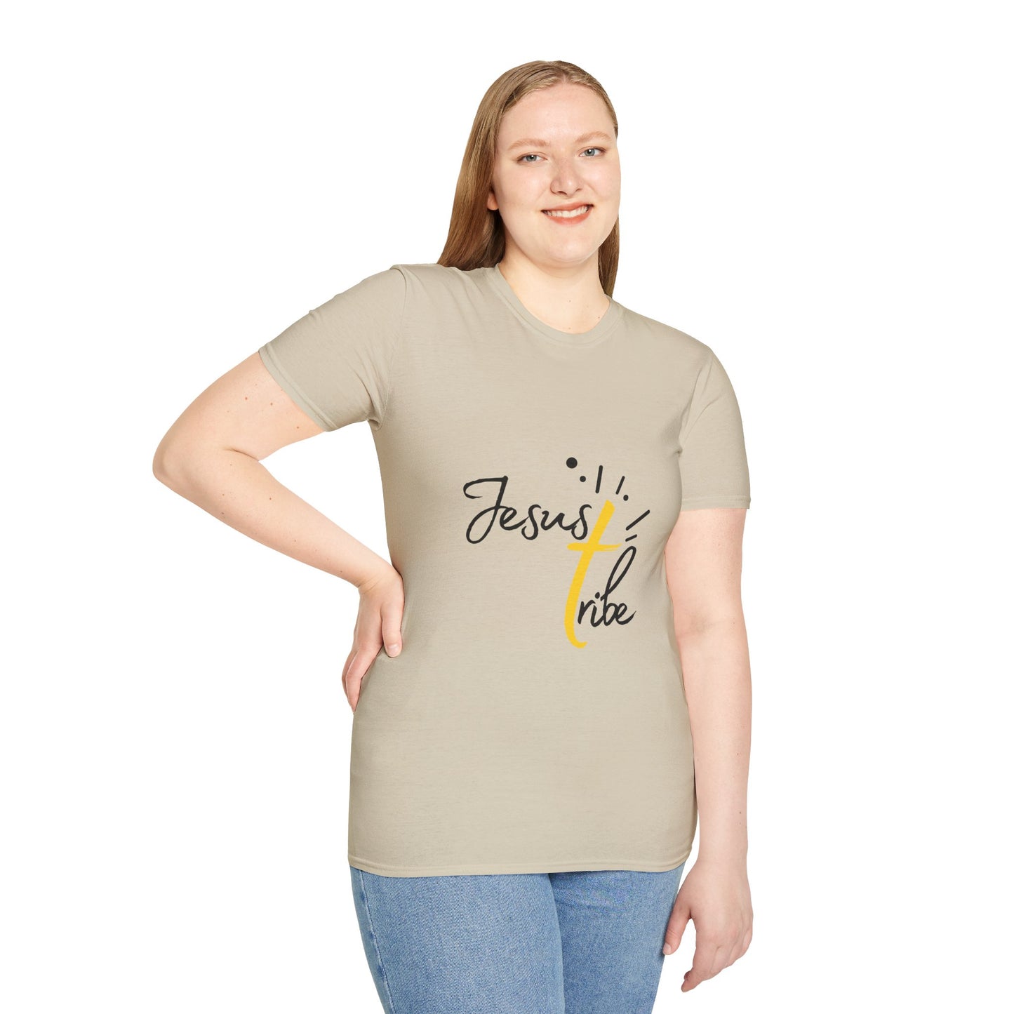 Faith-Inspired Unisex T-Shirt | Jesus Tribe Design | Casual Wear, Christian Gift, Spiritual Clothing, Everyday Tee, Church Events