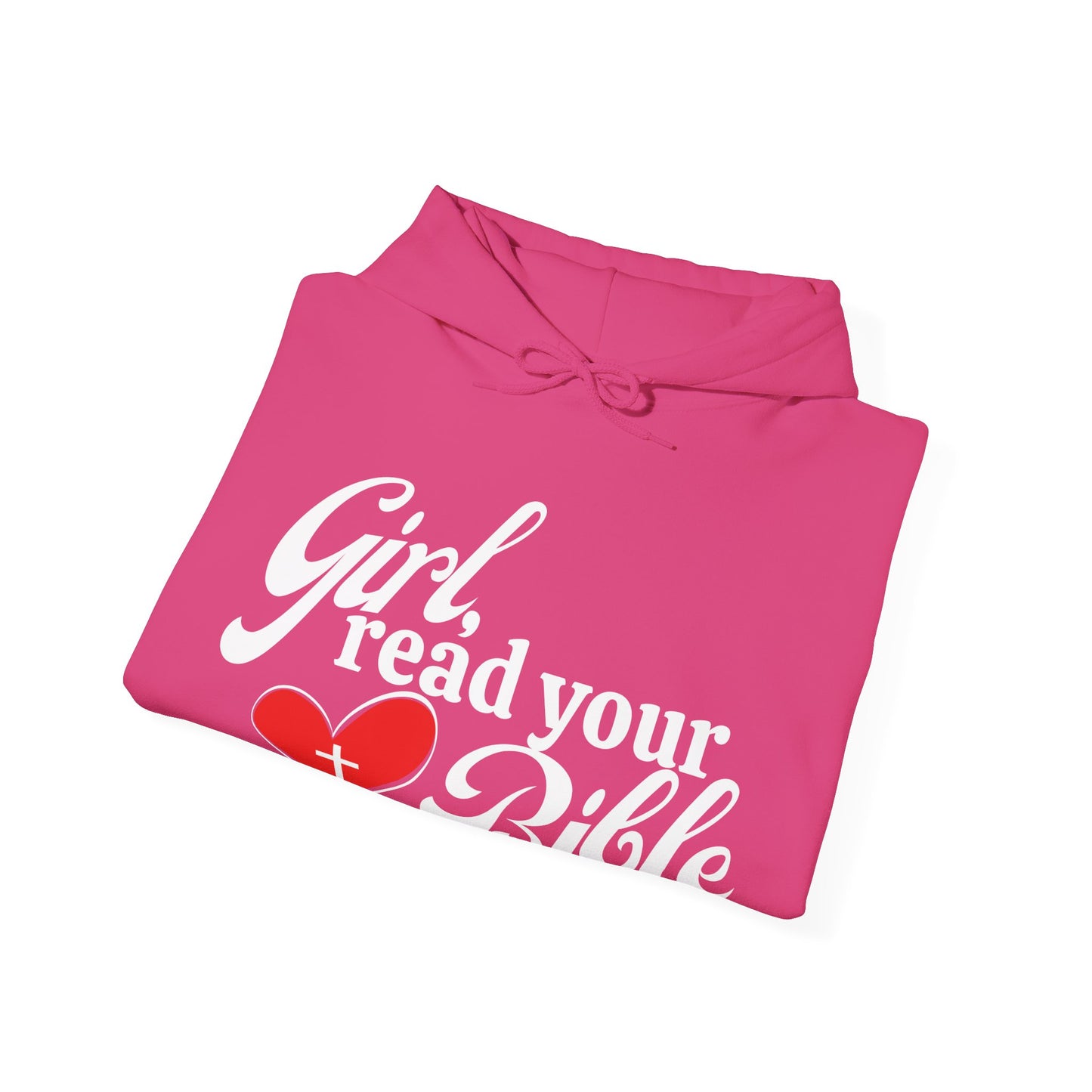 Christian Inspiration Hoodie for Girls, Bible Verse Sweatshirt, Faith-Based Gift, Cozy Religious Apparel, Winter Wear, Church Event