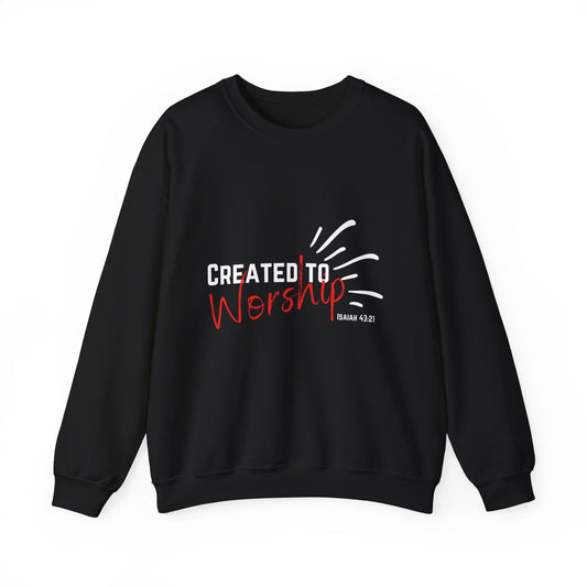 Created to Worship Unisex Sweatshirt, Cozy Crewneck for Worshippers, Faith-Based Gift, Christian Apparel, Everyday Comfort, [...]