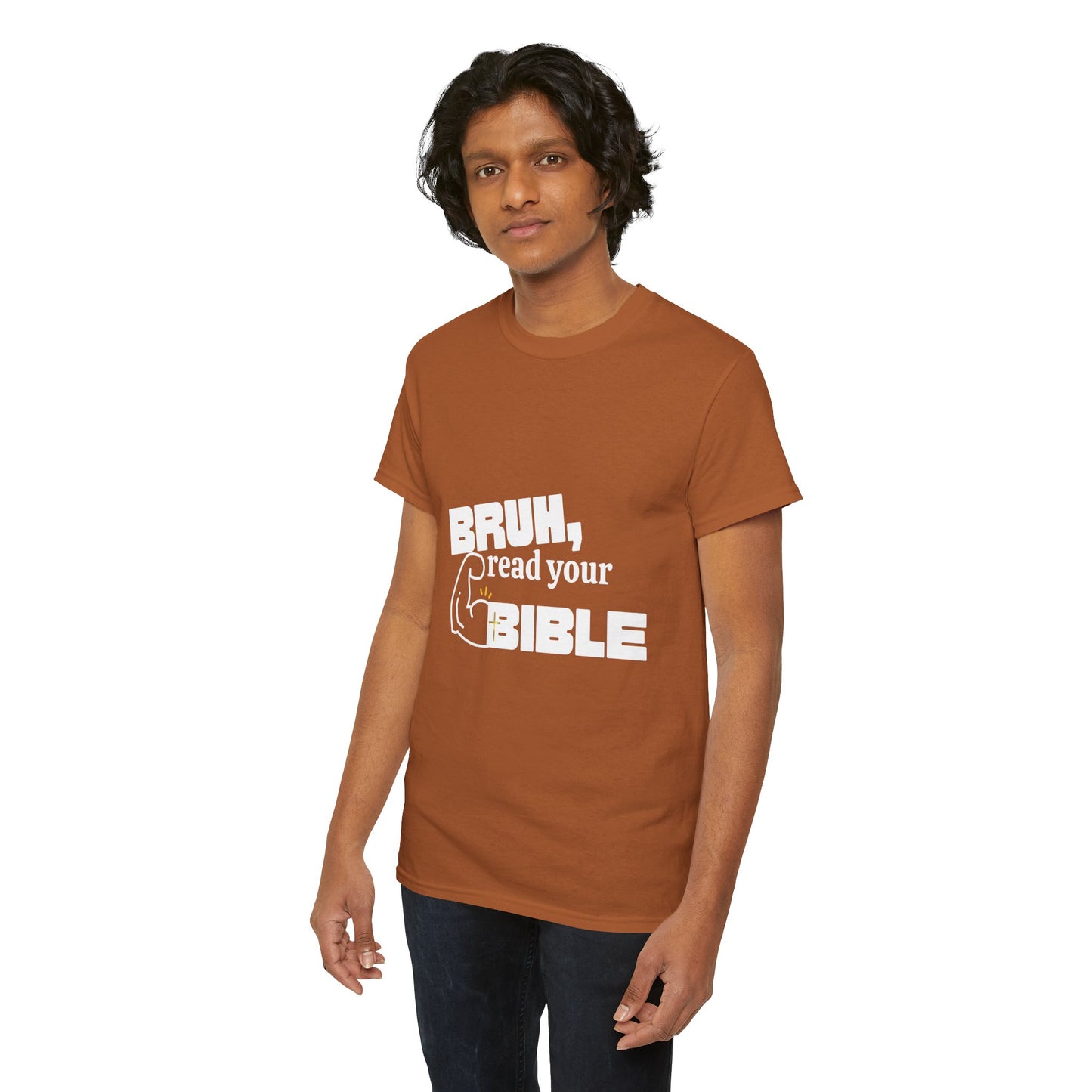 Bruh, Read Your Bible - Funny Bible Quote T-Shirt, Christian Gift, Men's Tee, Casual Wear, Church Shirt, Humor Apparel