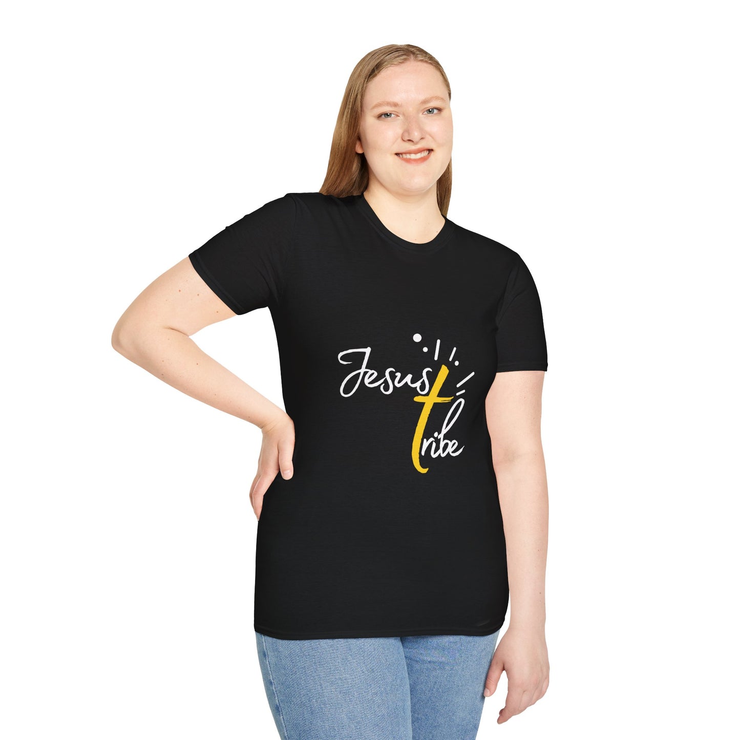 Faith-Inspired Unisex T-Shirt | Jesus Tribe Design | Casual Wear, Christian Gift, Spiritual Clothing, Everyday Tee, Church Events