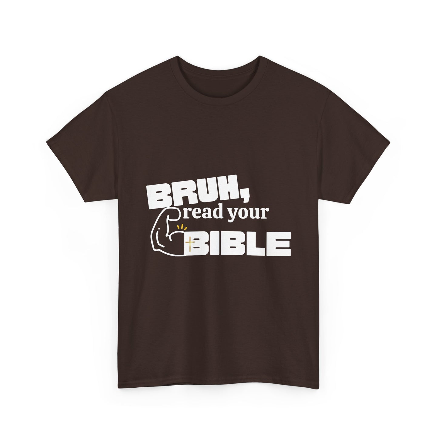 Bruh, Read Your Bible - Funny Bible Quote T-Shirt, Christian Gift, Men's Tee, Casual Wear, Church Shirt, Humor Apparel